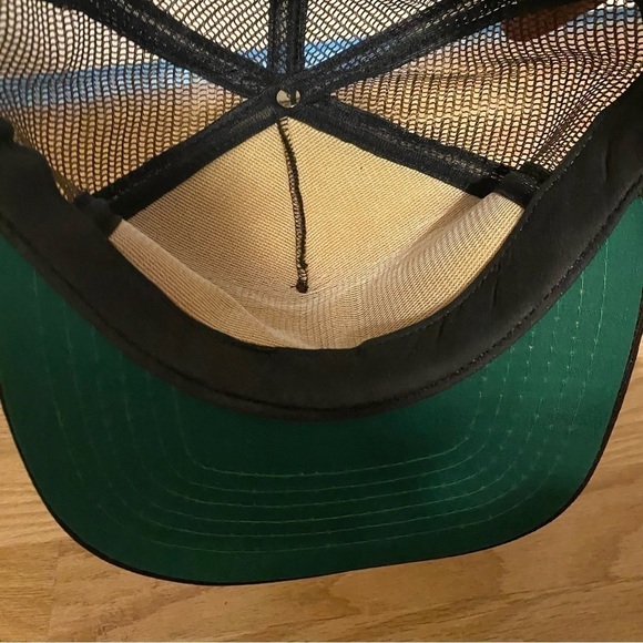 Vintage Woodcutter’s Show & Country Fair Trucker Snap Back Mesh Hat Brown - Picture 11 of 12